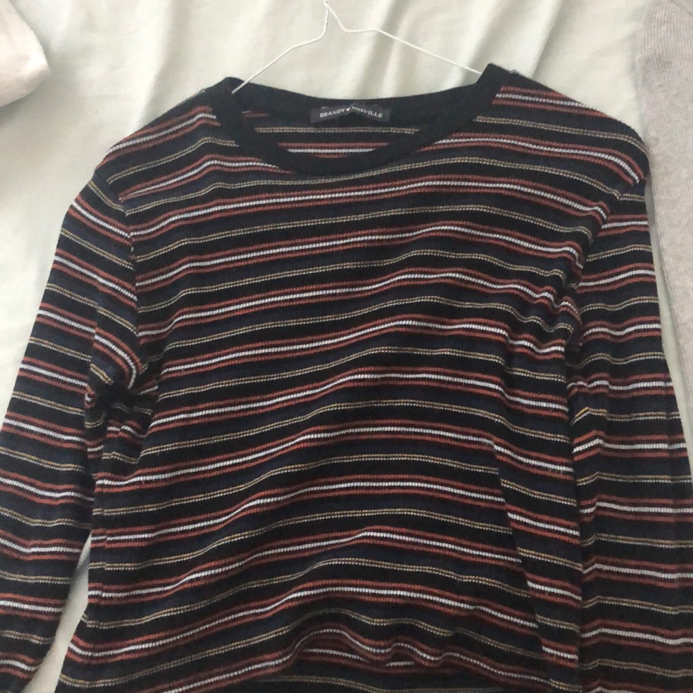brandy Melville striped long sleeve top